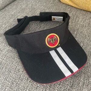 Bacardi Black Visor with Red and White Logo